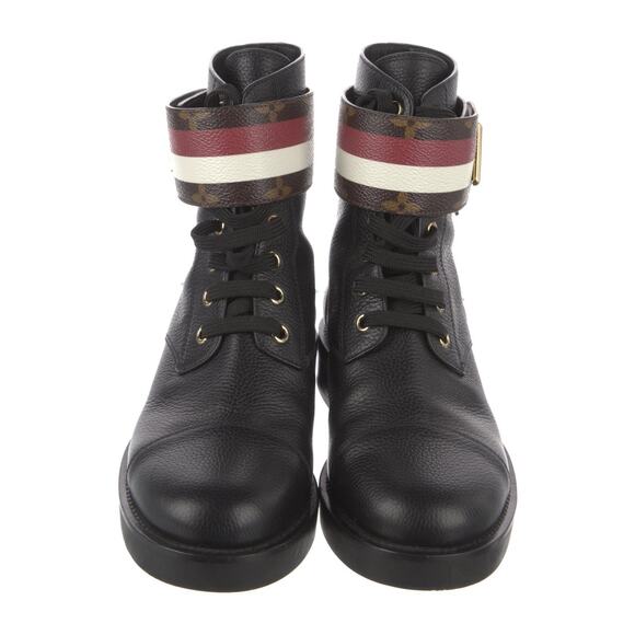 ❤️Louis Vuitton 2018 LV Monogram Combat Boots❤️ - Picture 3 of 5